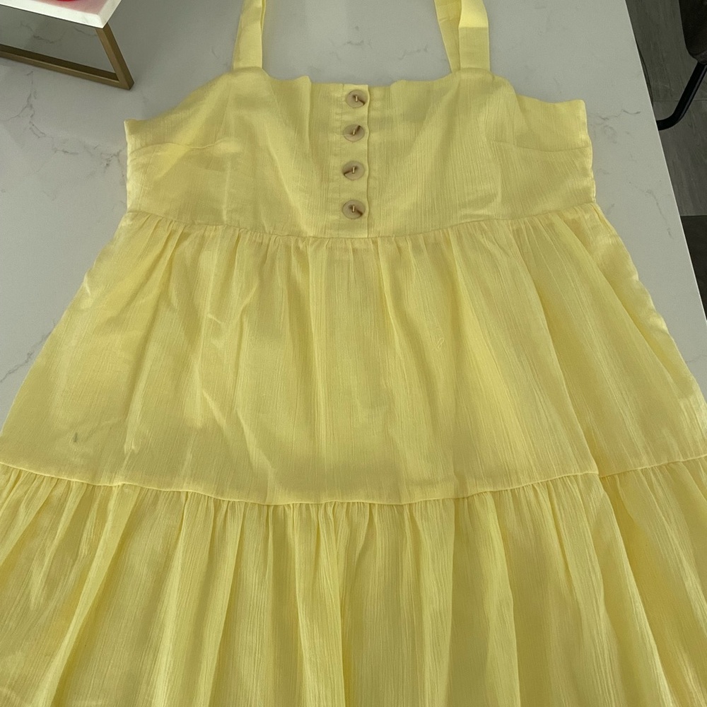 Yellow pink Lilly sundress
